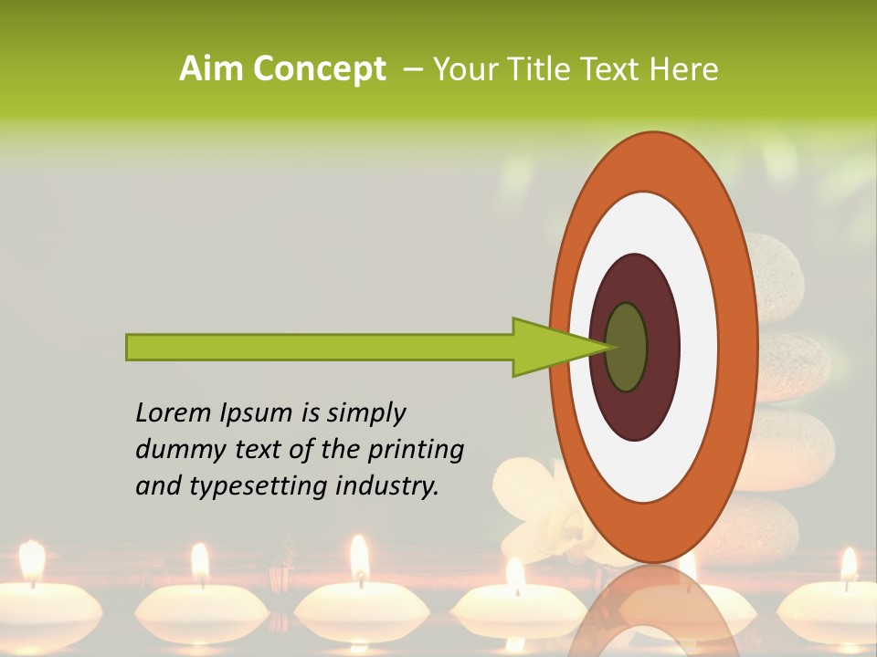 Peace Flower Leaf PowerPoint Template
