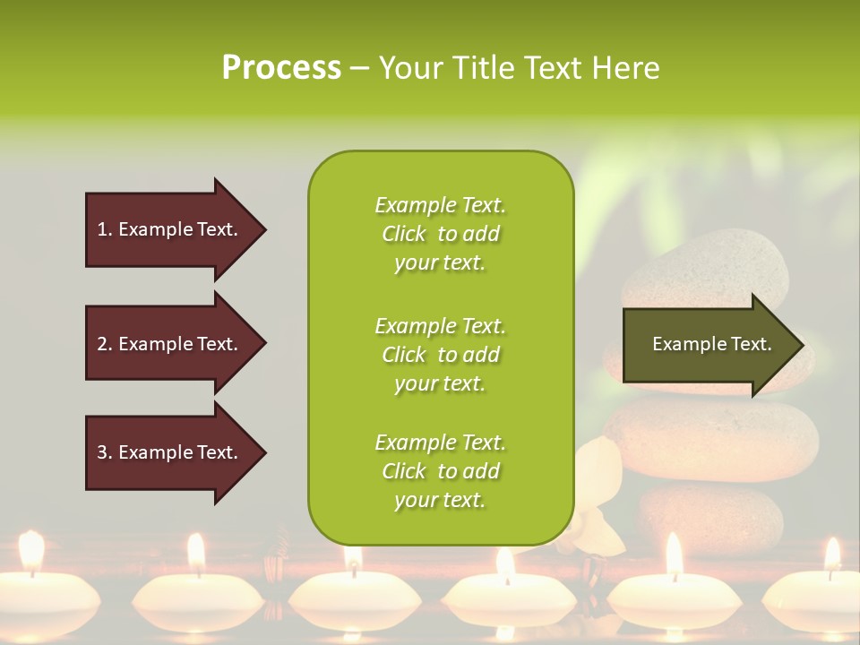 Peace Flower Leaf PowerPoint Template