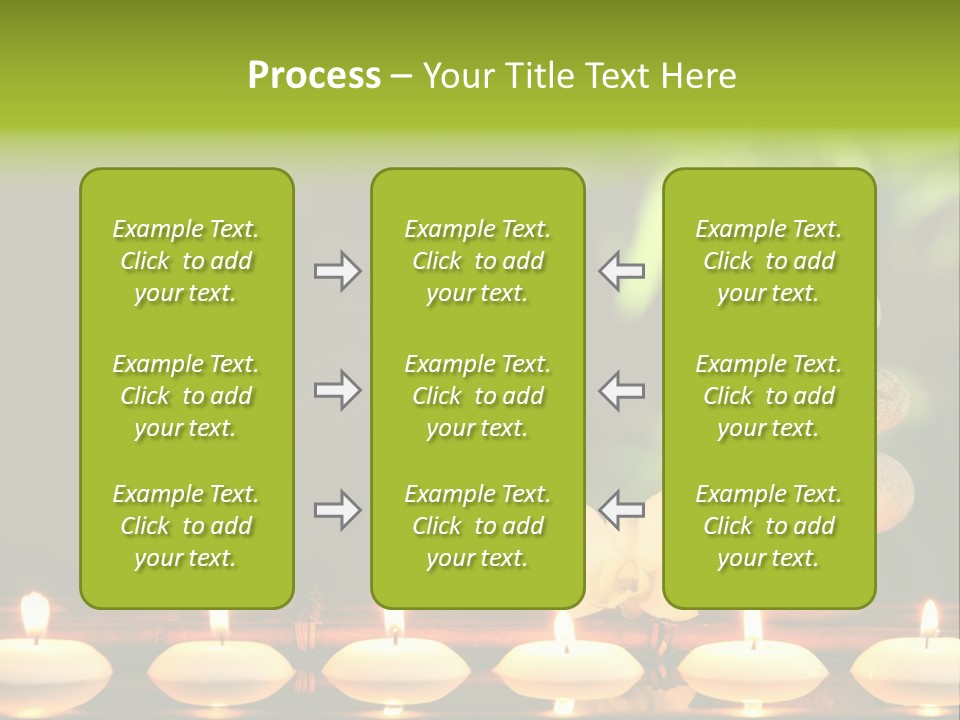 Peace Flower Leaf PowerPoint Template
