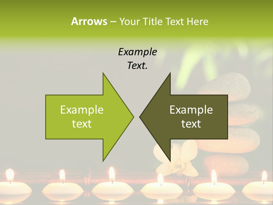 Peace Flower Leaf PowerPoint Template