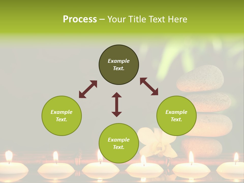 Peace Flower Leaf PowerPoint Template