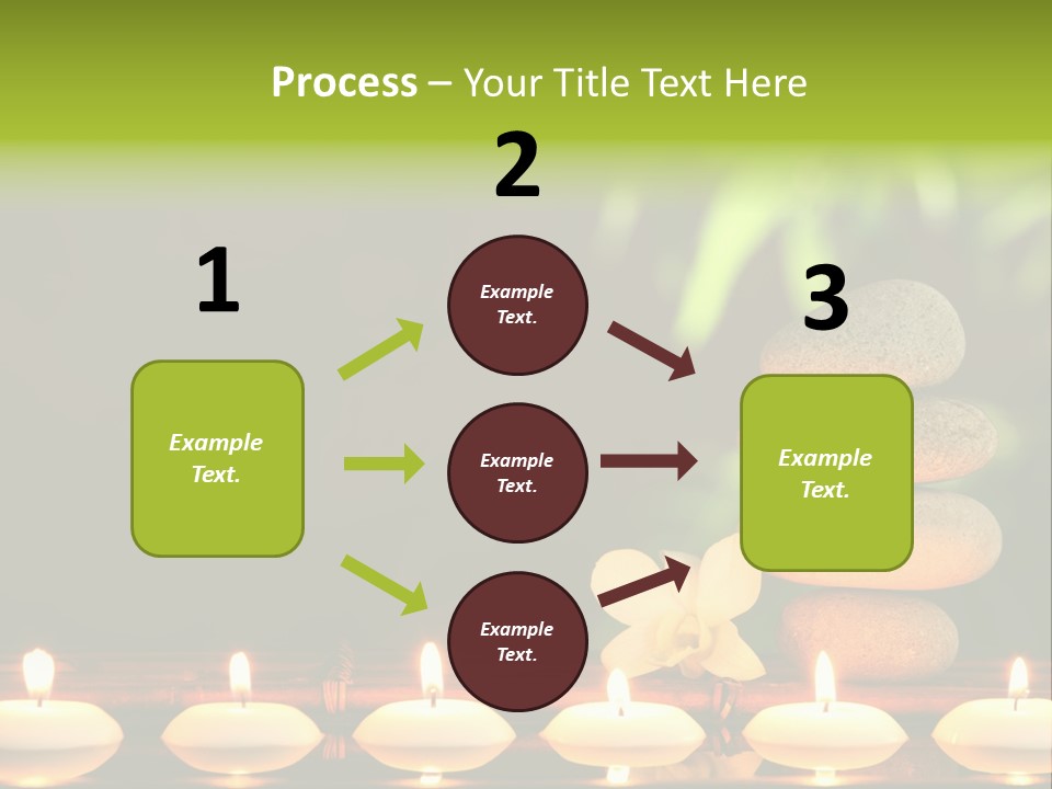 Peace Flower Leaf PowerPoint Template