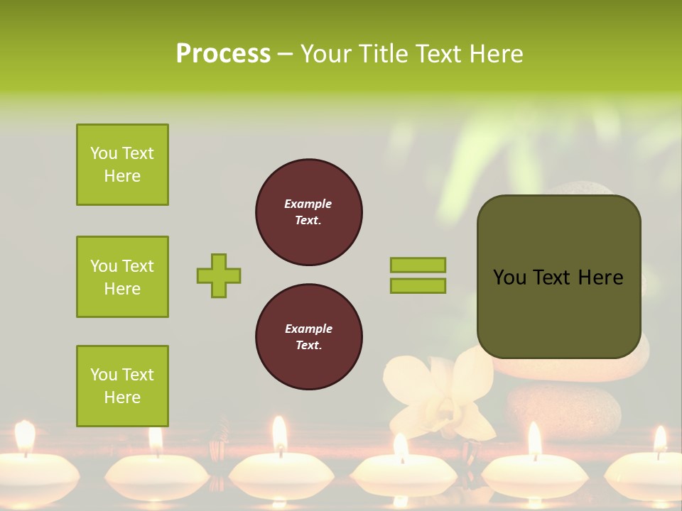 Peace Flower Leaf PowerPoint Template