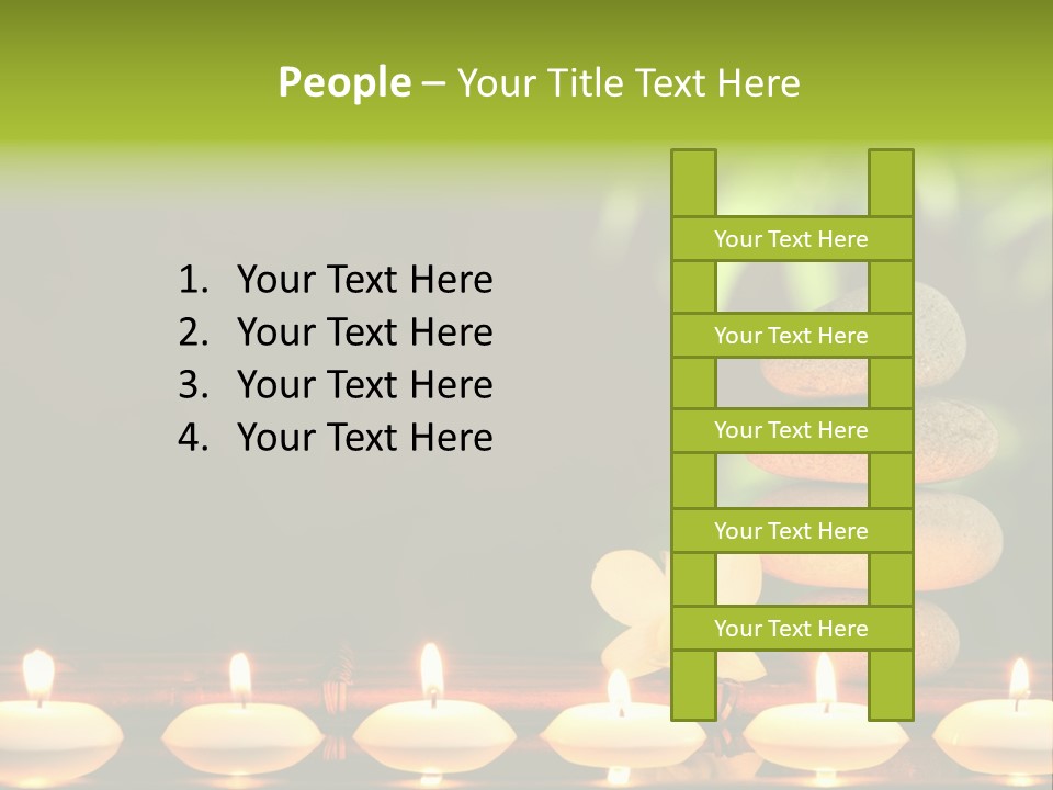 Peace Flower Leaf PowerPoint Template