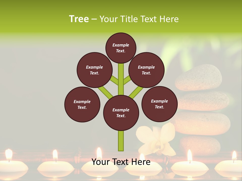 Peace Flower Leaf PowerPoint Template