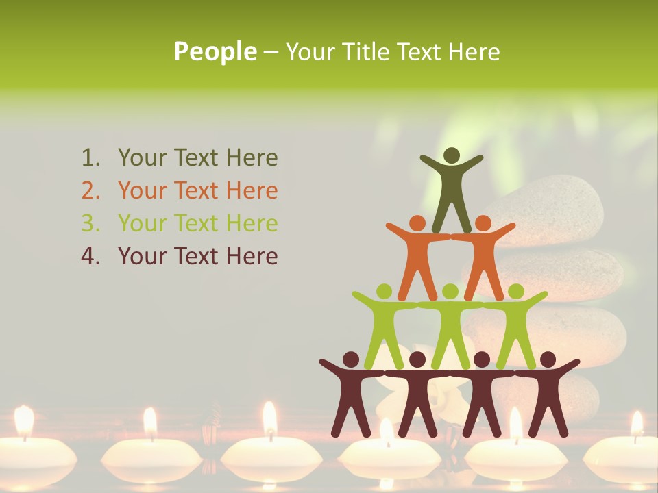 Peace Flower Leaf PowerPoint Template