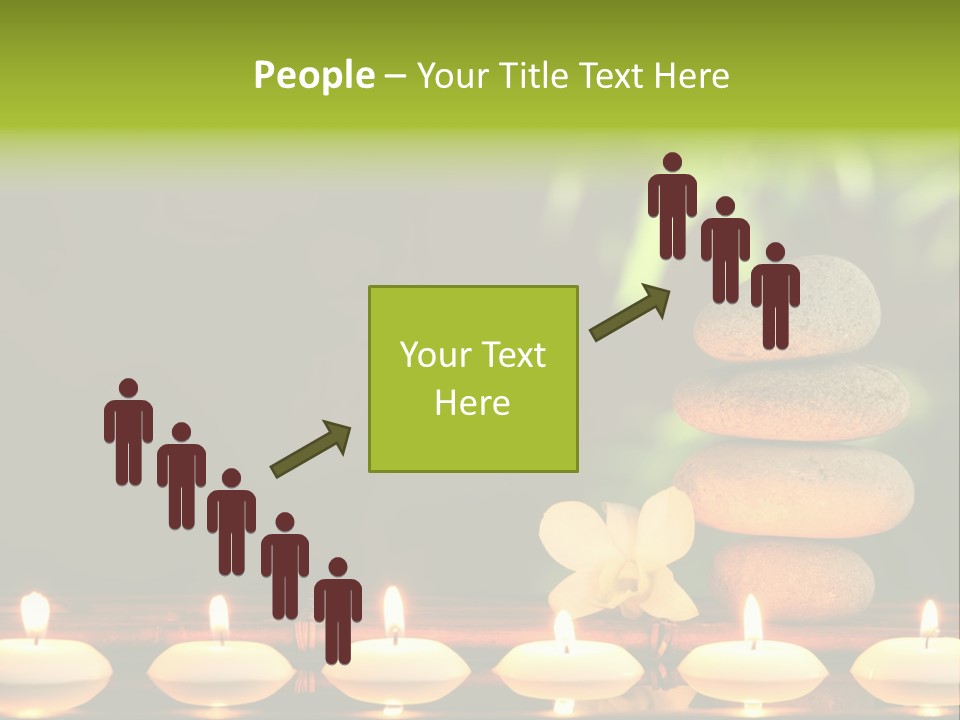 Peace Flower Leaf PowerPoint Template