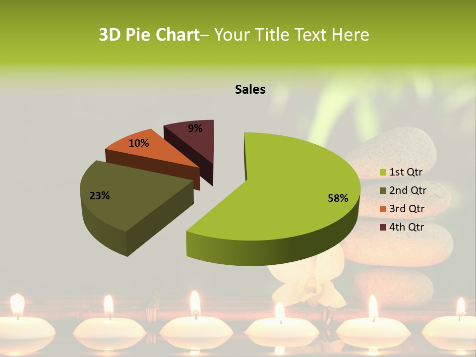 Peace Flower Leaf PowerPoint Template