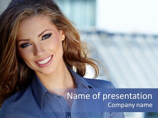 Adult Young Agent PowerPoint Template