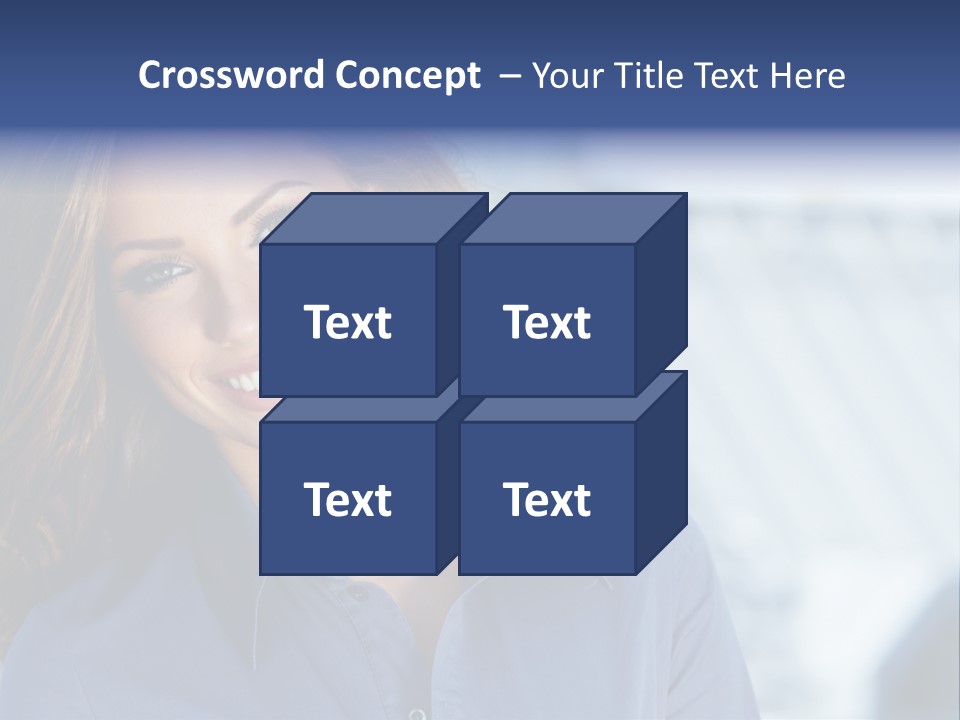 Adult Young Agent PowerPoint Template