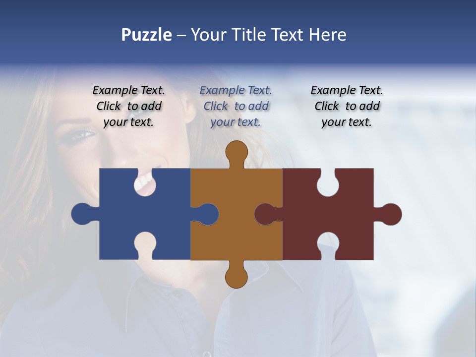 Adult Young Agent PowerPoint Template