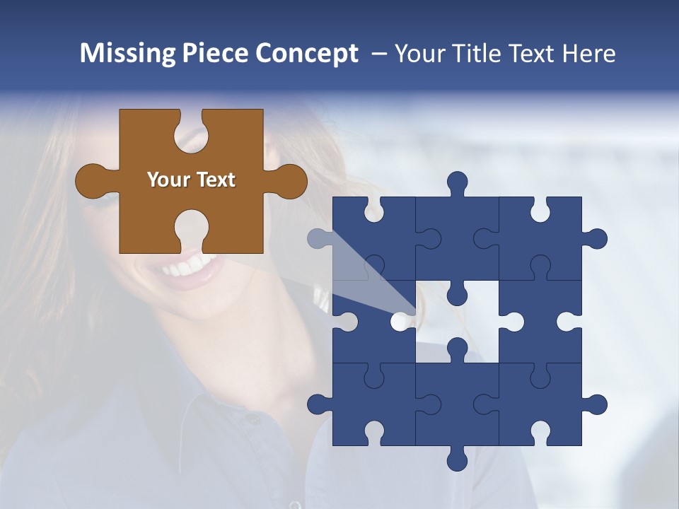 Adult Young Agent PowerPoint Template