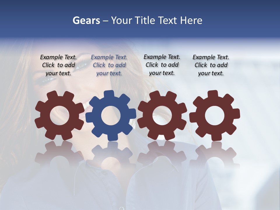 Adult Young Agent PowerPoint Template