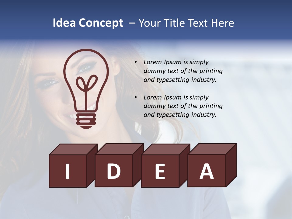 Adult Young Agent PowerPoint Template