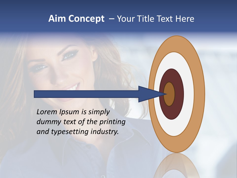 Adult Young Agent PowerPoint Template