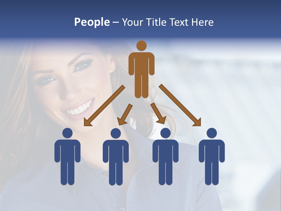 Adult Young Agent PowerPoint Template