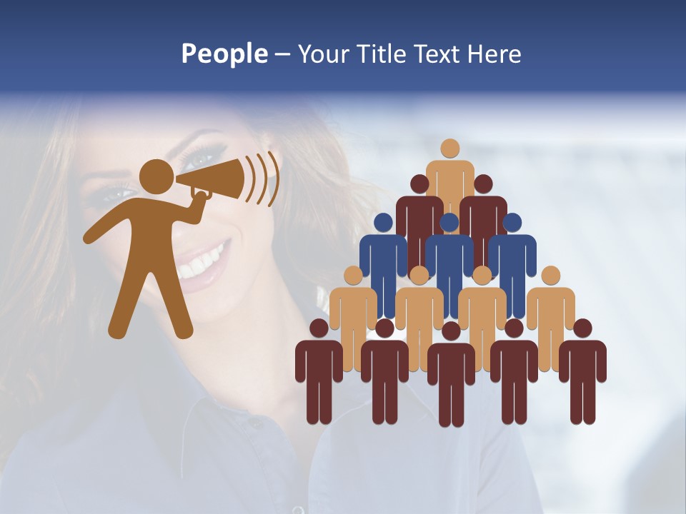 Adult Young Agent PowerPoint Template