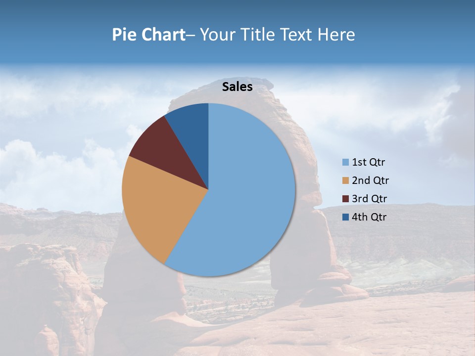 Scene Desert Clouds PowerPoint Template