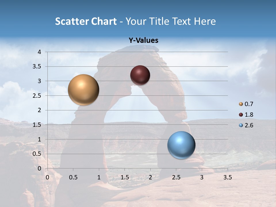 Scene Desert Clouds PowerPoint Template