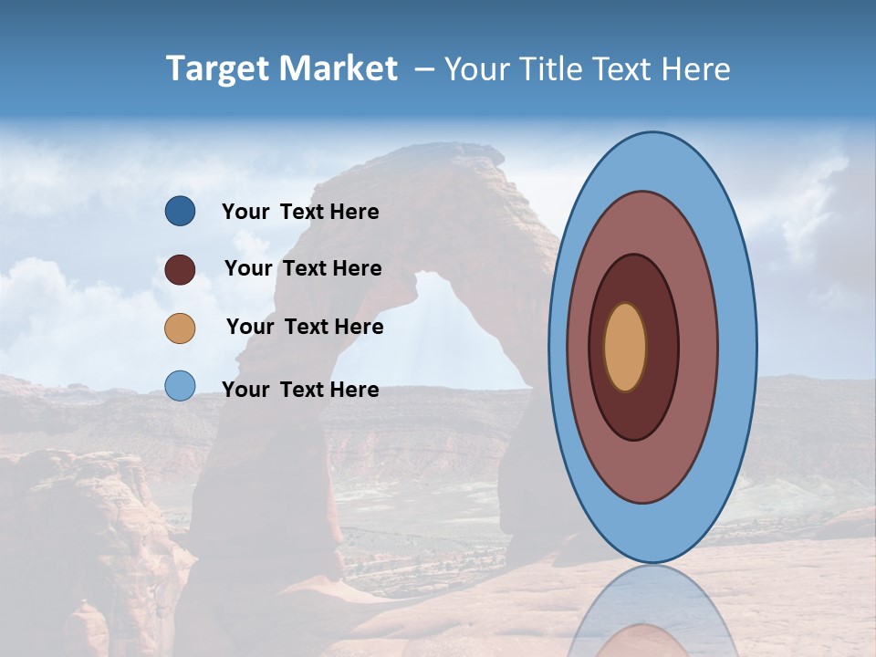 Scene Desert Clouds PowerPoint Template