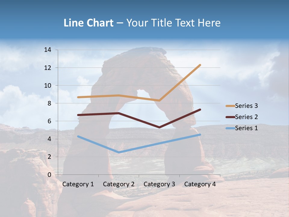 Scene Desert Clouds PowerPoint Template