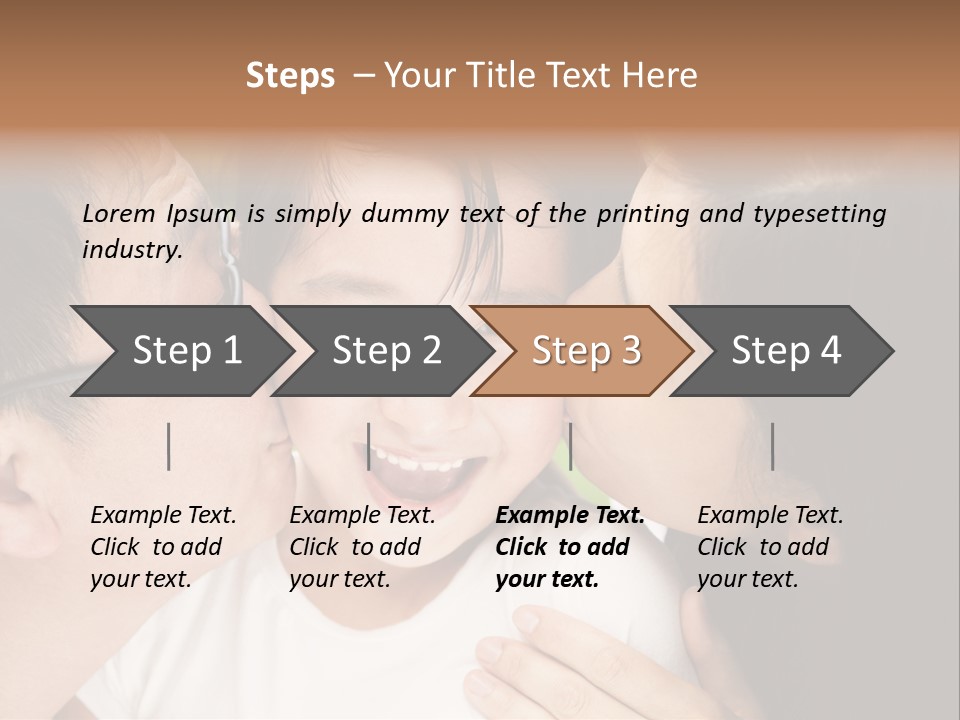 Outdoor Life Child PowerPoint Template