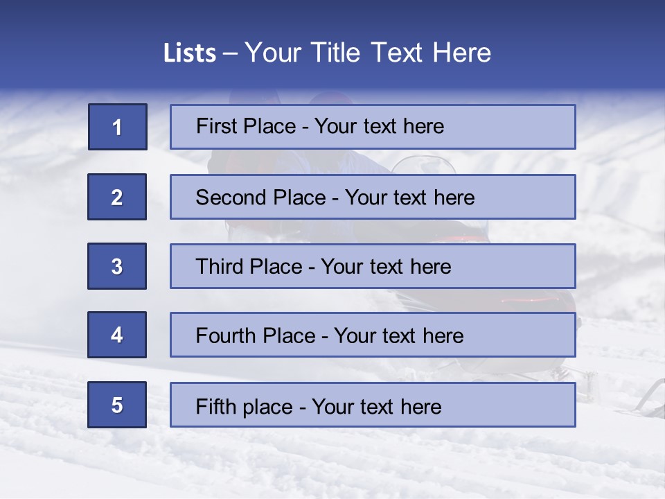 Caucasian Lifestyle Frost PowerPoint Template