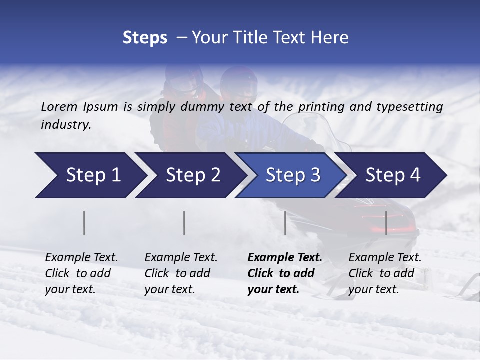 Caucasian Lifestyle Frost PowerPoint Template