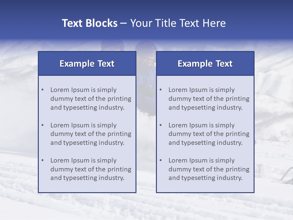 Caucasian Lifestyle Frost PowerPoint Template