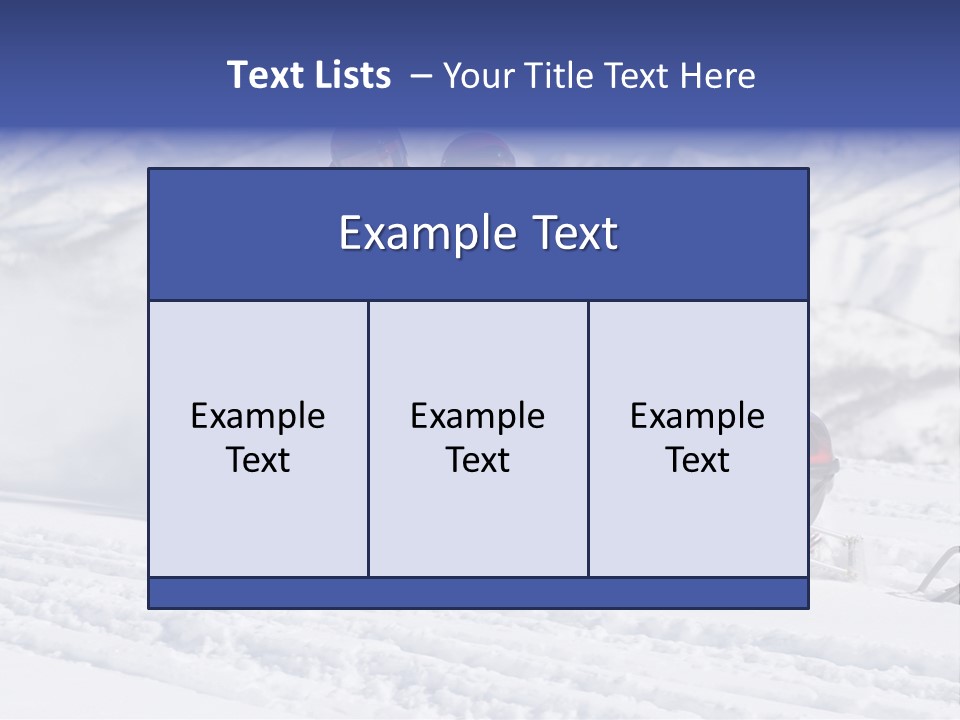 Caucasian Lifestyle Frost PowerPoint Template