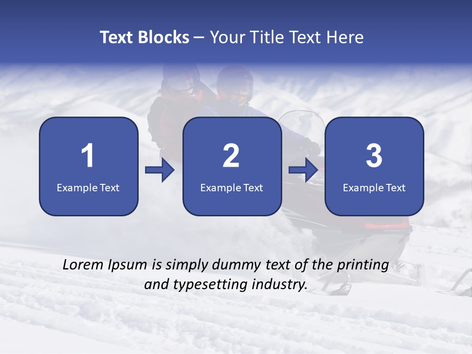 Caucasian Lifestyle Frost PowerPoint Template