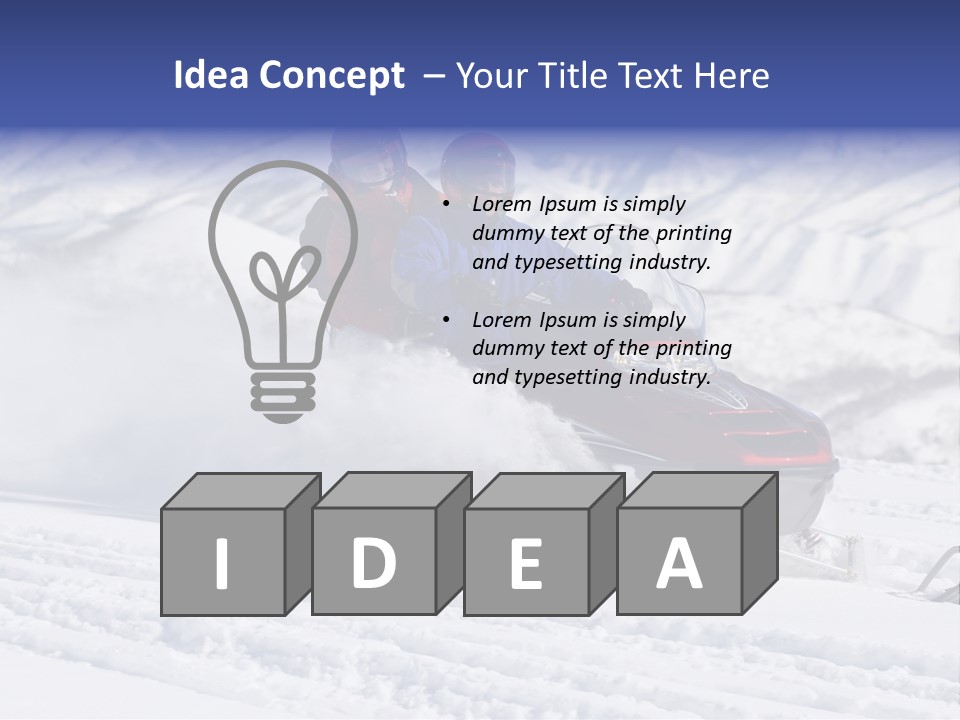 Caucasian Lifestyle Frost PowerPoint Template