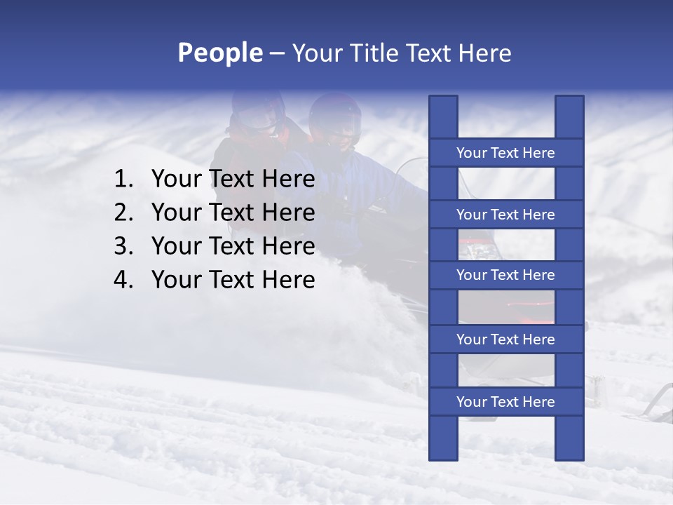 Caucasian Lifestyle Frost PowerPoint Template