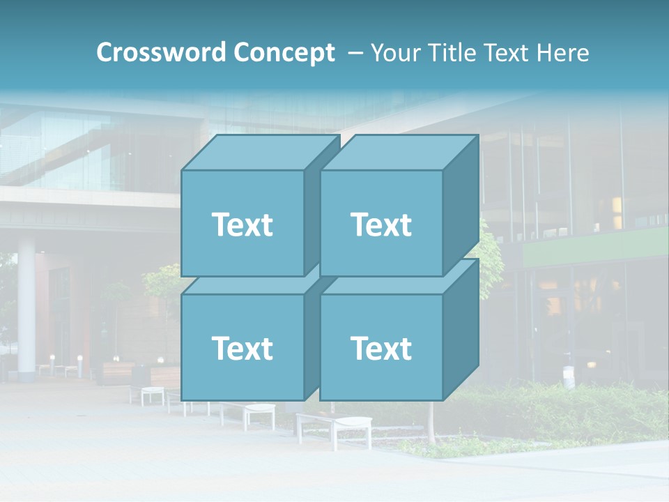 Economy Complex Glass PowerPoint Template