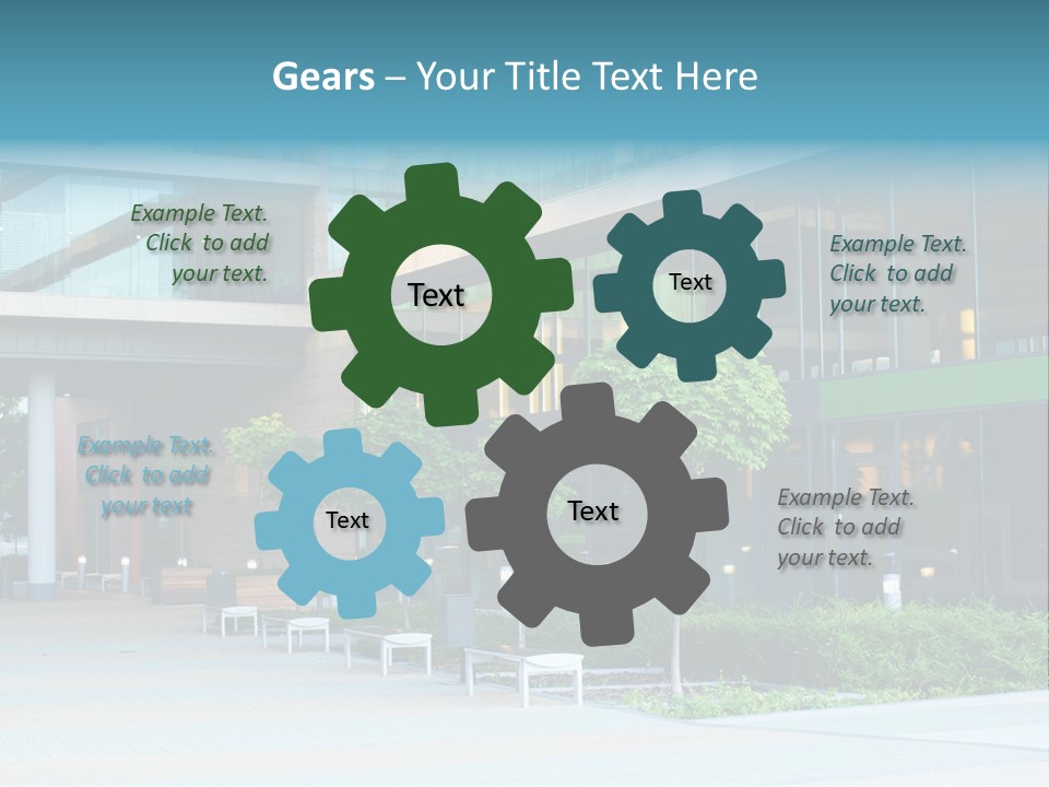 Economy Complex Glass PowerPoint Template