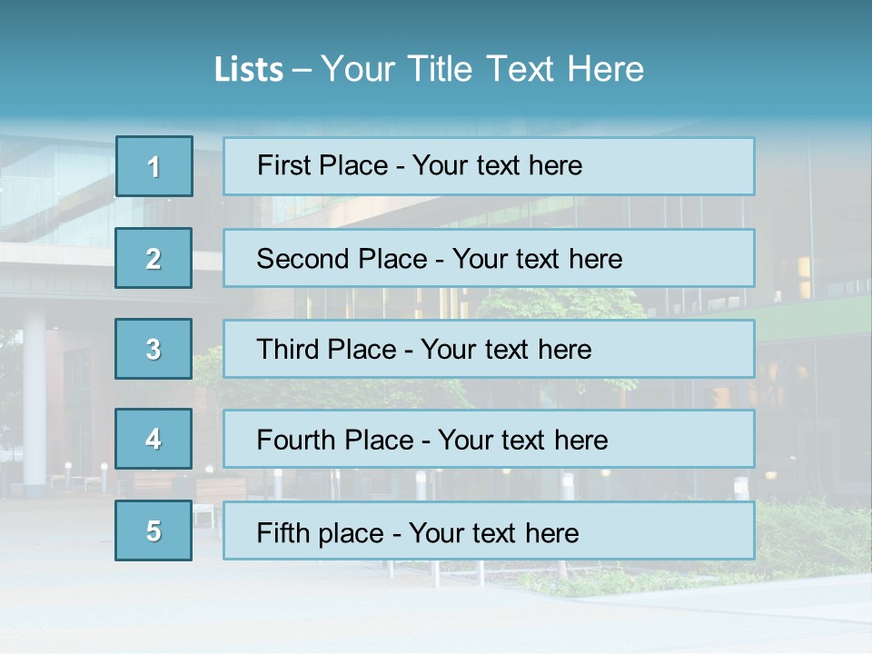 Economy Complex Glass PowerPoint Template