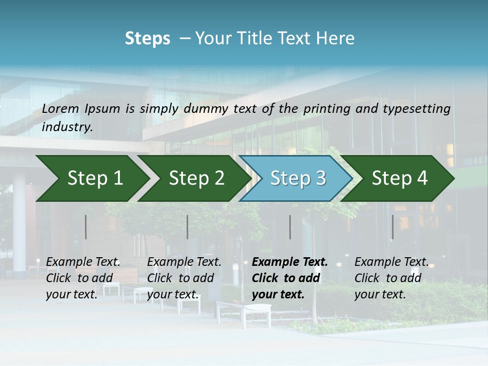 Economy Complex Glass PowerPoint Template