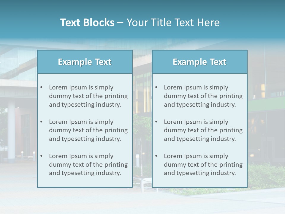 Economy Complex Glass PowerPoint Template