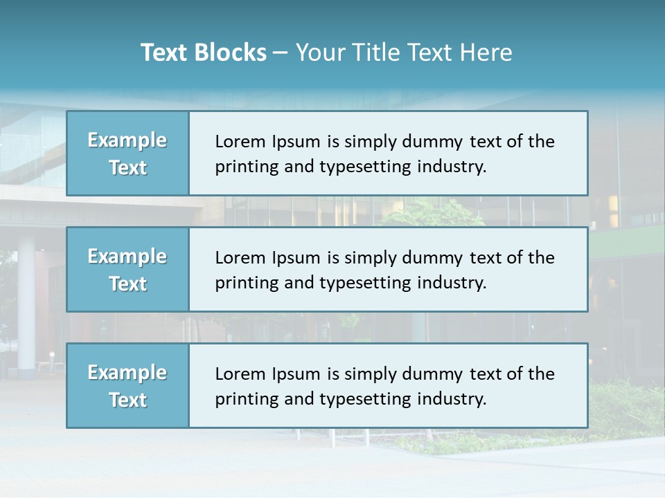 Economy Complex Glass PowerPoint Template
