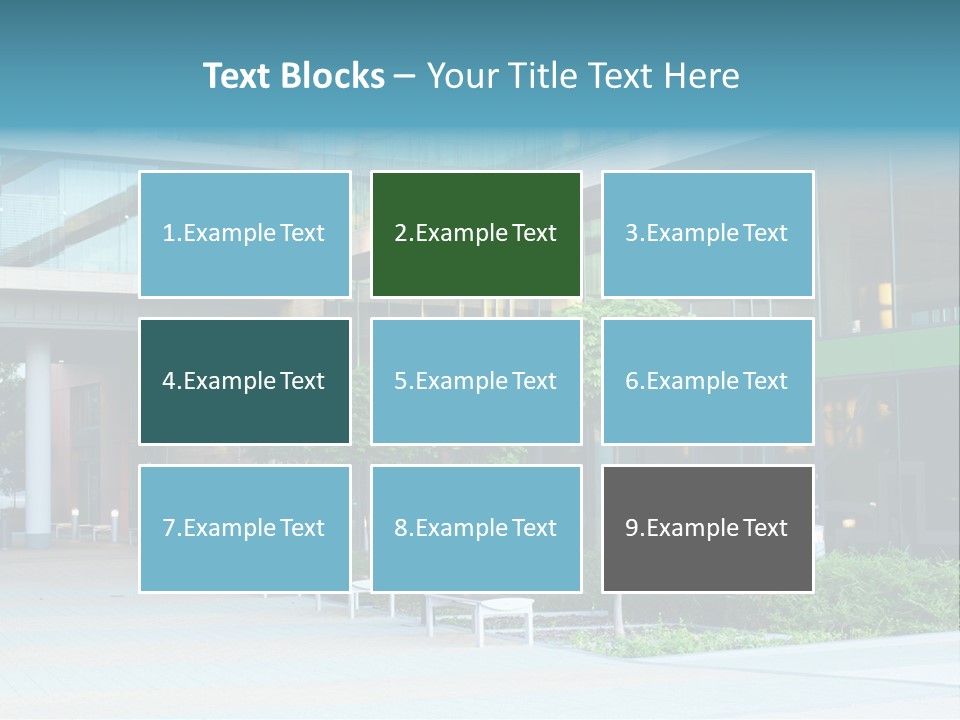 Economy Complex Glass PowerPoint Template