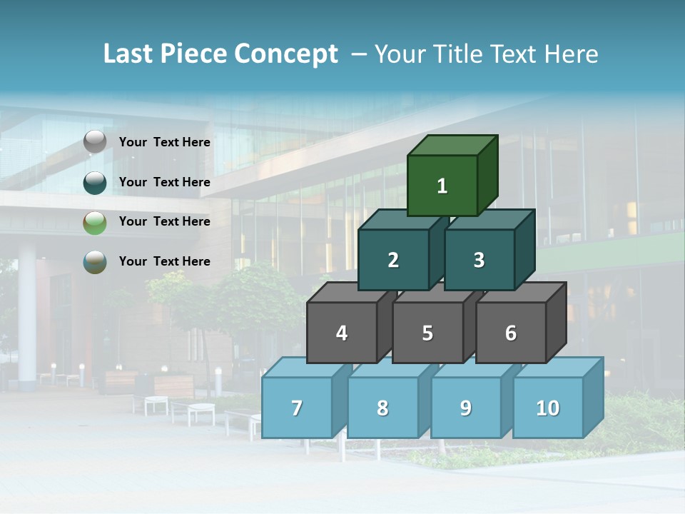 Economy Complex Glass PowerPoint Template