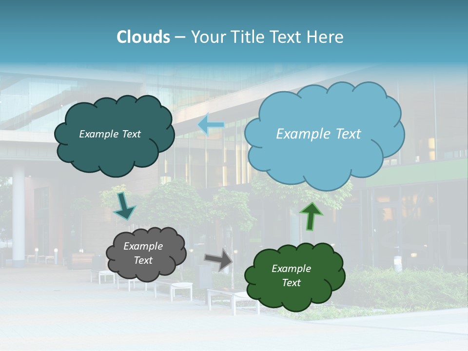 Economy Complex Glass PowerPoint Template