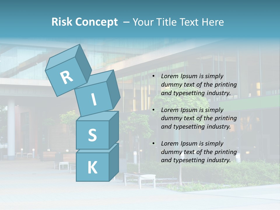 Economy Complex Glass PowerPoint Template