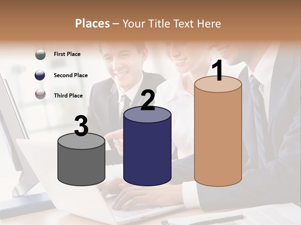 Report Pen Suit PowerPoint Template