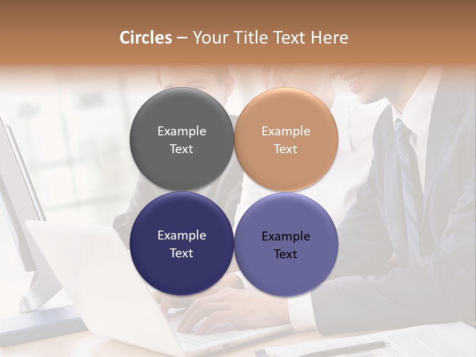 Report Pen Suit PowerPoint Template