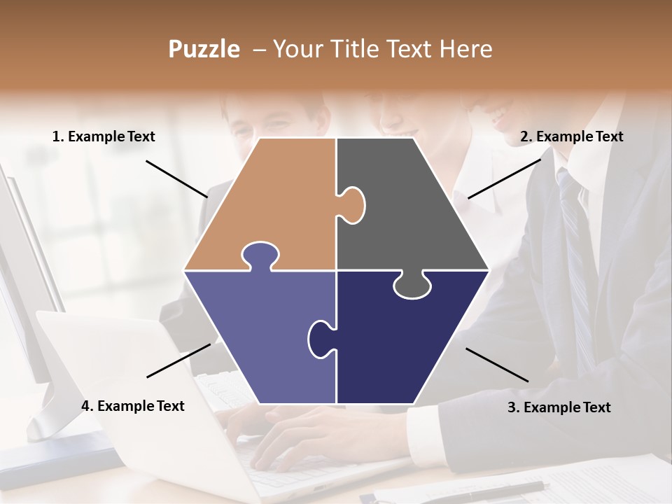 Report Pen Suit PowerPoint Template