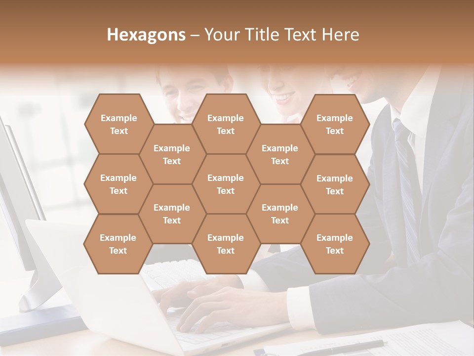 Report Pen Suit PowerPoint Template