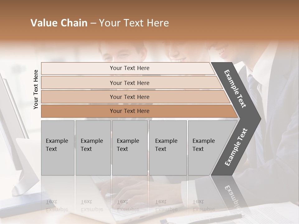 Report Pen Suit PowerPoint Template