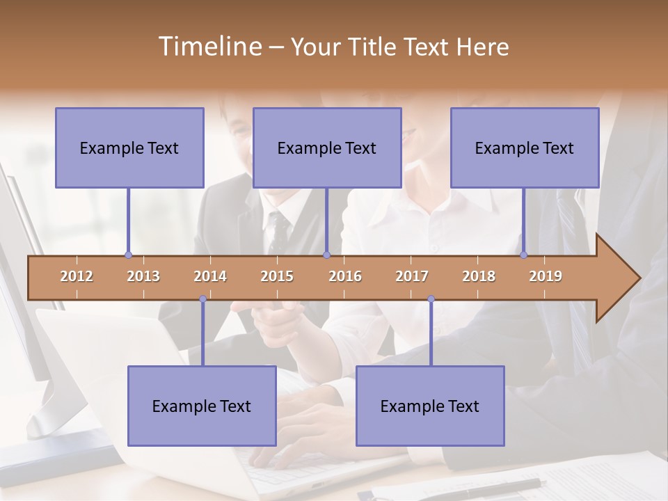 Report Pen Suit PowerPoint Template