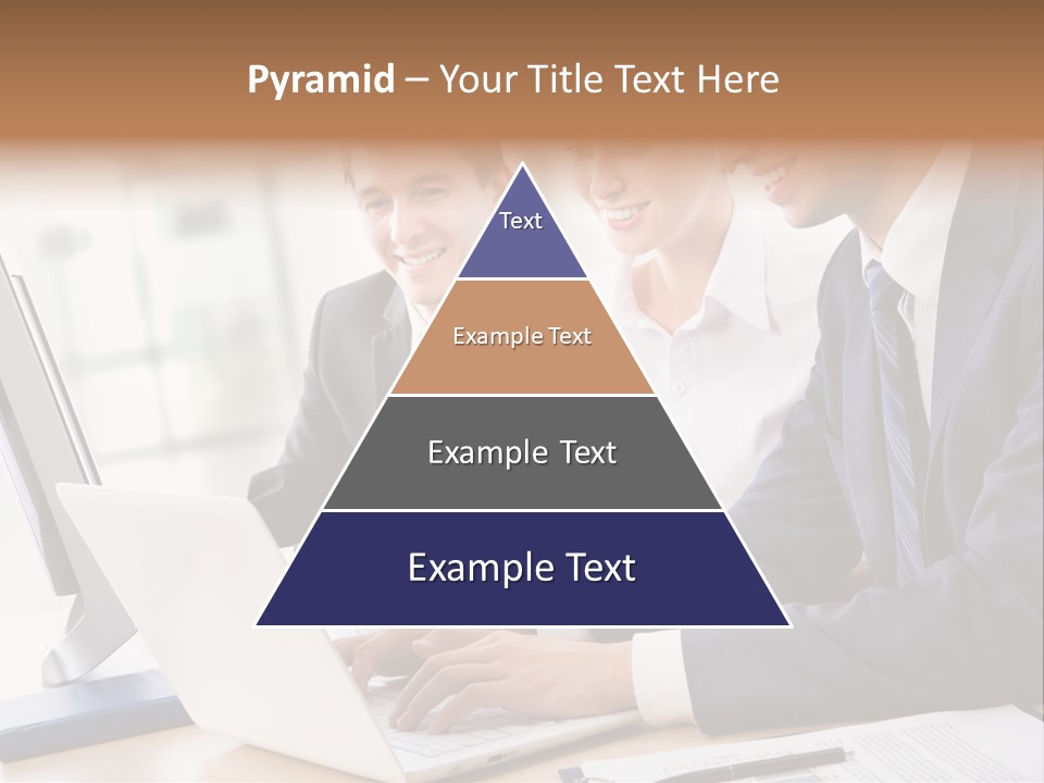 Report Pen Suit PowerPoint Template